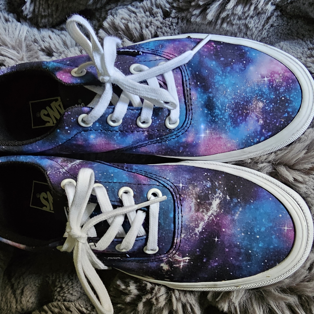 Vans Galaxy Print Sneakers Womens 8